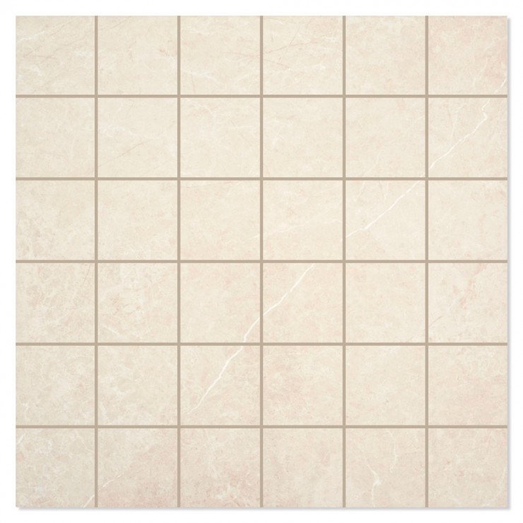 Marmor Klinker Firenze Crema Mat 30x30 (5x5) cm-0